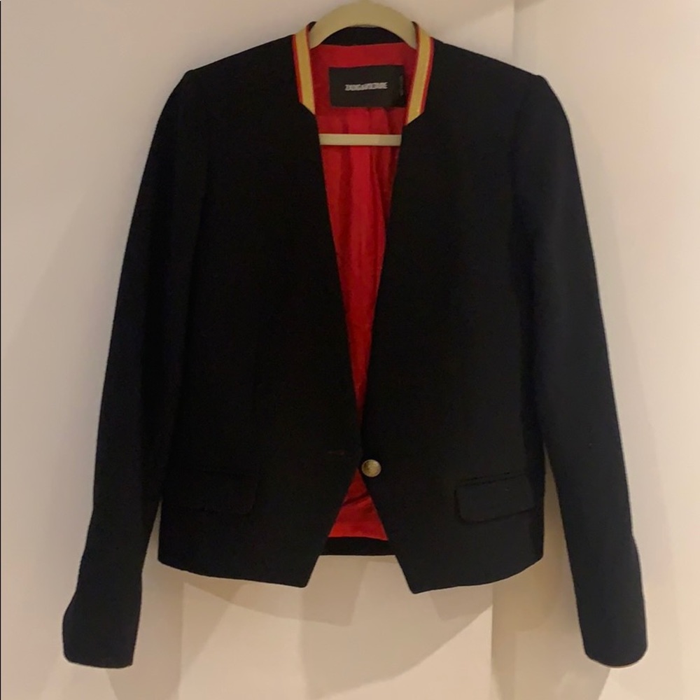 Zadig & Voltaire vegas blazer jacket black S